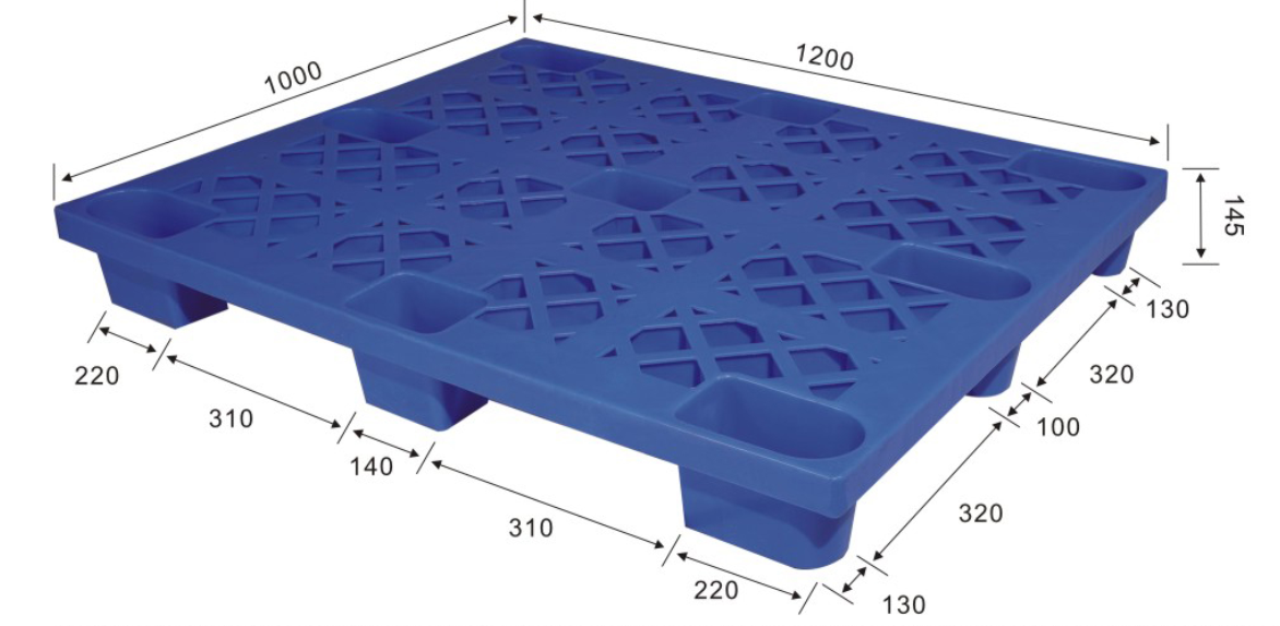 Heavy-Duty Multipurpose Industrial Plastic Pallet